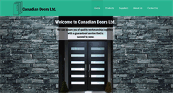 Desktop Screenshot of canadiandoors.com